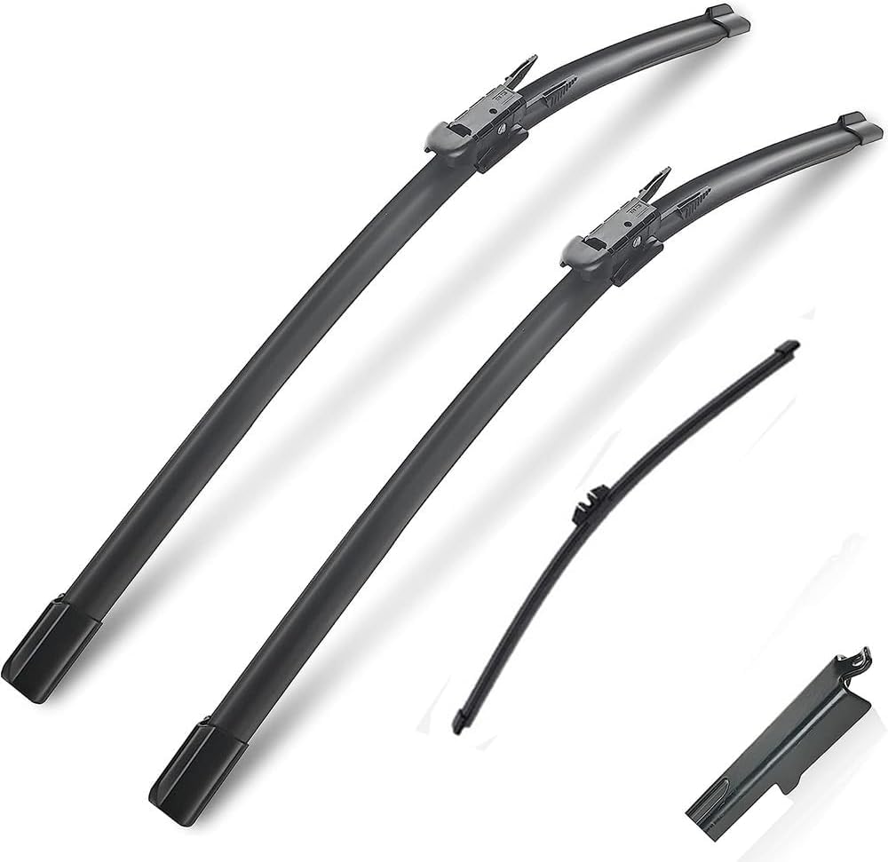 PLAKDFUU Wiper Blades Front Rear Set for Ford Escape MK3 Kuga MK2 C520 2013-2019 28 "28" 11" - Silent & Streak-Free