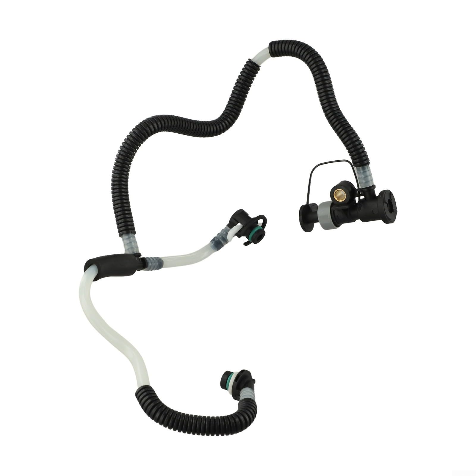 Tubo di ritorno del carburante diesel, tubo per tubo di ritorno del carburante, in plastica, per Mercedes per BENZ W163 ML W203 Classe C W210 Classe E C209 CLK OM612 per CDI Diesel 6110707332, nero