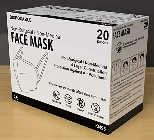 KN95 Face Mask, Pack of 20