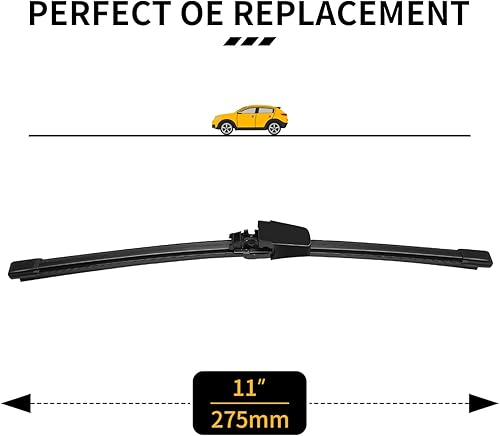 Miniatura 5 de Limpiaparabrisas trasero, 11G, limpiaparabrisas trasero, de 11 pulgadas, compatible con Ford EscapeExplorerPolice Interceptor, repuesto de equipo