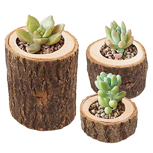 3pcs/Set Wooden Candle Stand, Wooden Tea Light Candle Holders, for Rustic Wedding Party Birthday Holiday