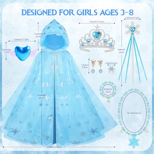 Vestido de Princesa con 10 Piezas para Niñas miniatura 4