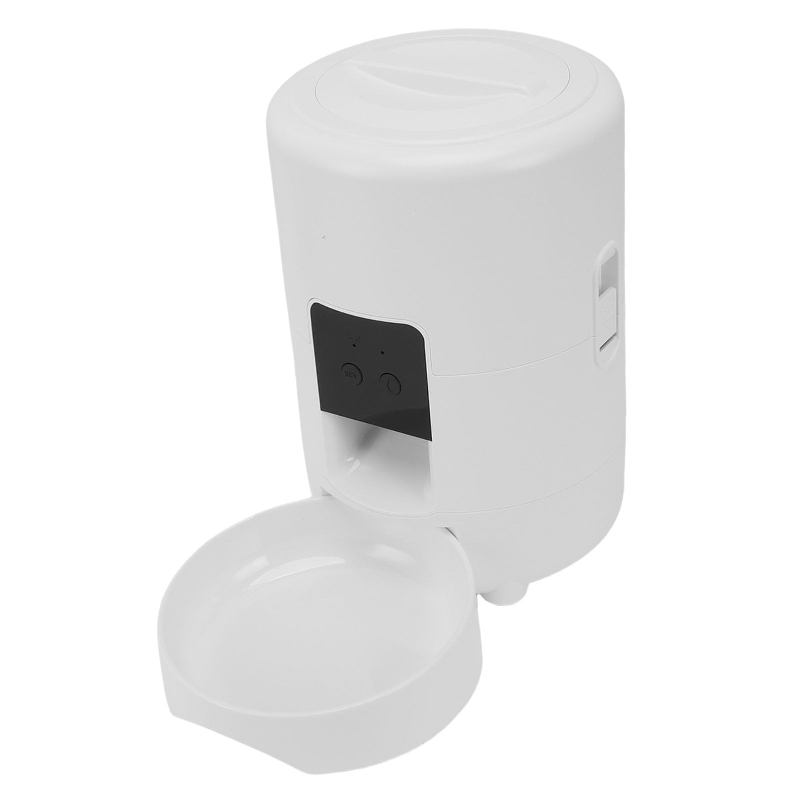FILFEEL Distributore Automatico di Cibo per Cani Gatti da 2 Litri, WiFi, con App, Timer di Controllo Remoto, Gestione delle Porzioni per Uso Domestico (WHITE)