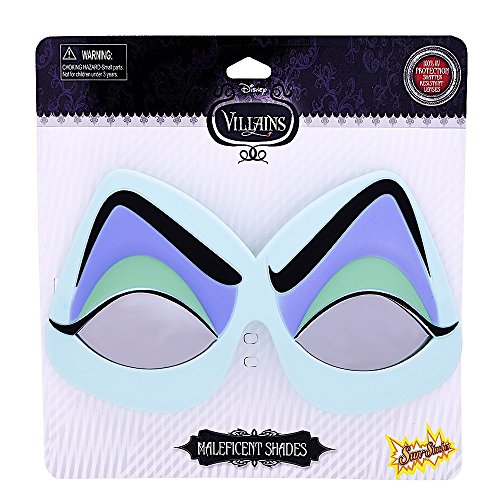 Sun-Staches Disney Villains | Ursula, Maleficent, Evil Queen | Costume Accessory Mask Party Attire | One Size Fits Most2