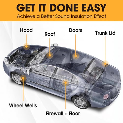 197 mil 32 sqft 3-Layer Car Sound Mat