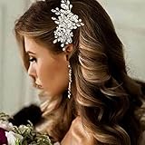Ampiamente utilizzato --- Questo elegante accessorio per capelli è adatto alla maggior parte delle occasioni, come matrimoni, feste, fidanzamenti, balli di fine anno, compleanni, celebrazioni e persino per l’uso quotidiano. I cristalli scintillanti sotto la luce donano eleganza e ti rendono il centro dell’attenzione.