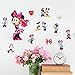 Produktbild Smart Art Disney Wandsticker Klassisch Mickey Mouse Wandaufkleber Schön Wandtattoos Wanddekorationen Tapete zum Zuhause Schlafzimmer (A+B+C+D)