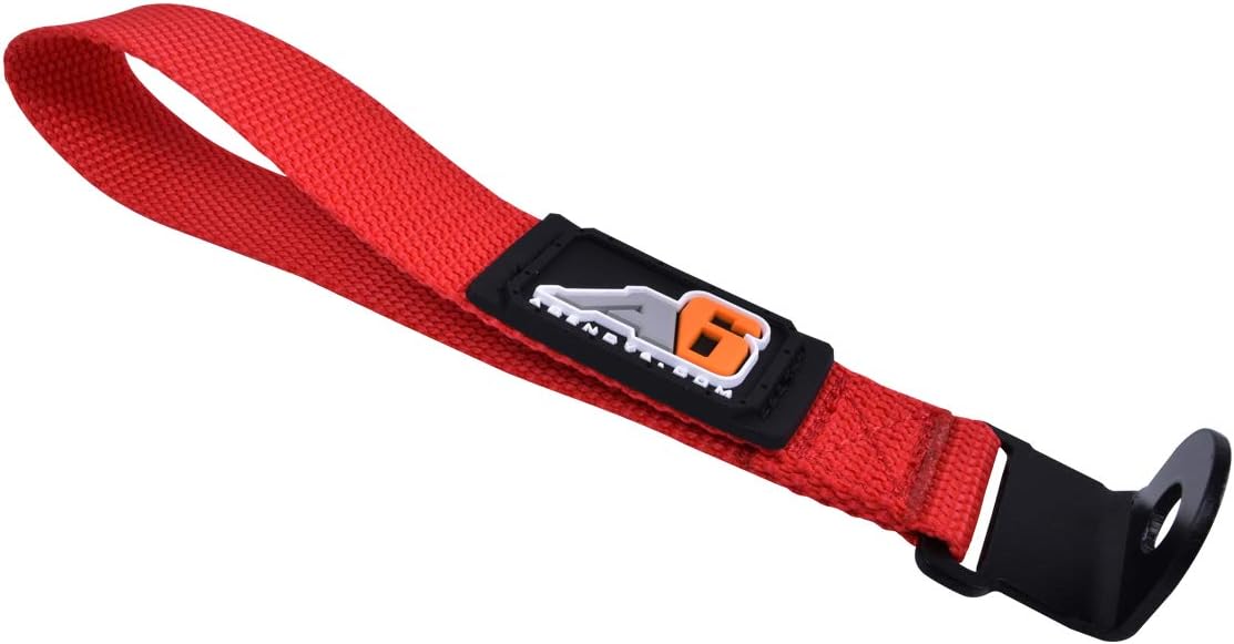 Agency 6 Rear LIFTGATE Hatch Pull Strap -Fits Toyota 4Runner - 5TH GEN - RED
