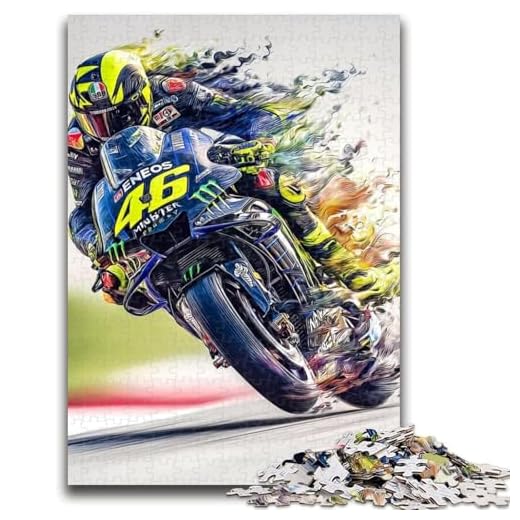 Puzzle für Jugendliche, 1000 Teile, Motogp, Lernpuzzle, ganze Familie, 26x38cm