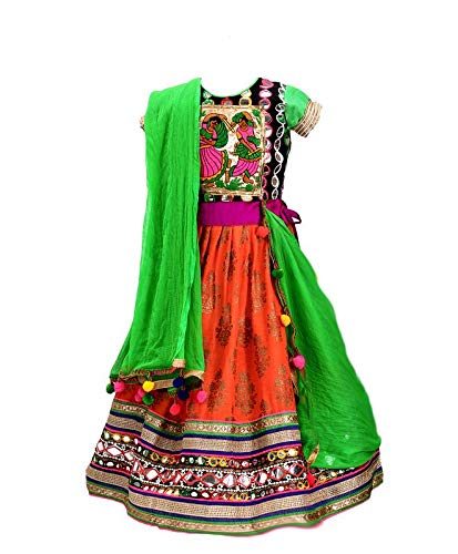 Girl's Cotton Readymade Lehenga Choli