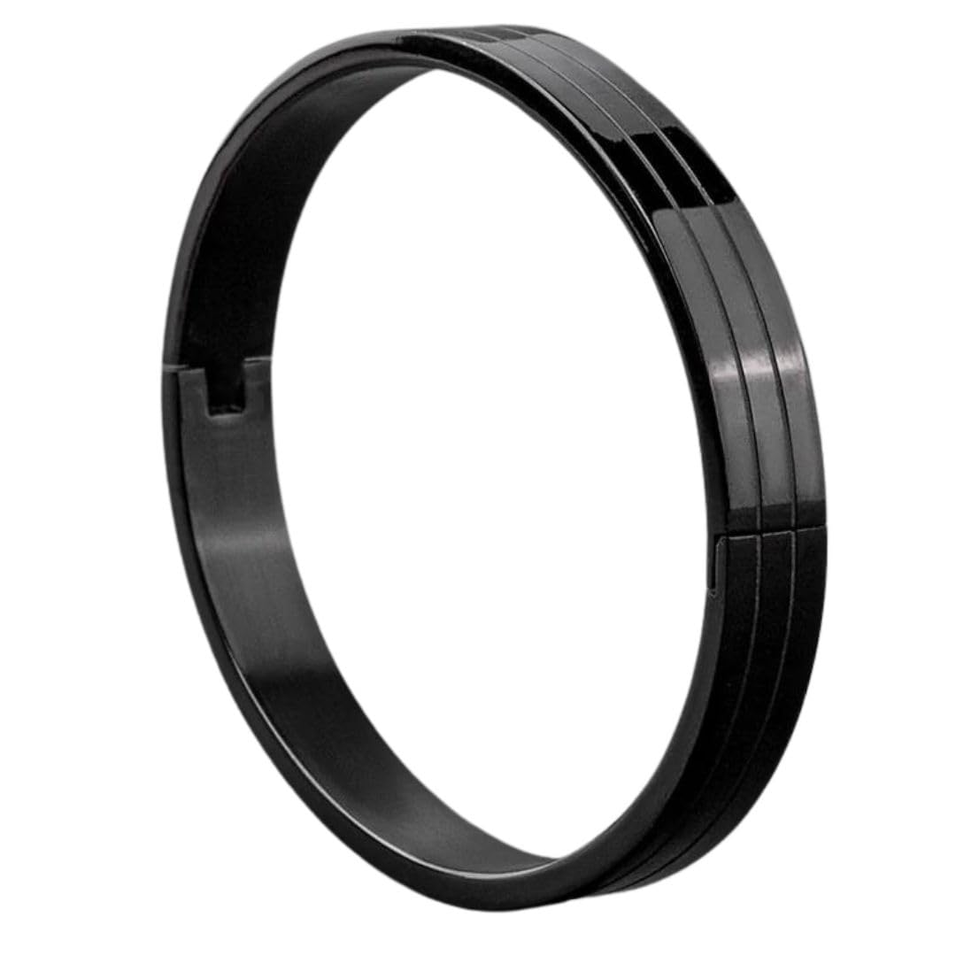 See full amazon price history chart for Mesmerize Stainless Steel Apollo Kada Bracelet | Bracelet for Men and Boys in Black, Gold, Rose Gold, Silver Kada | Waterproof, Anti-tarnish, Rust-free, Skin Friendly | 8 mm (Black, M) Mesmerize Stainless Steel Apollo Kada Bracelet | Bracelet for Men and Boys in Black, Gold, Rose Gold, Silver Kada | Waterproof, Anti-tarnish, Rust-free, Skin Friendly | 8 mm (Black, M) (B0CY8LGYSW) Amazon Price History, Amazon Price Tracker