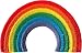 Rainbow Arch - Embroidered Iron On or Sew On Patch