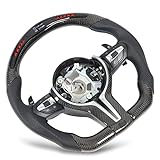Performance LED Display Lights Carbon Fiber Steering Wheel Replacement for M5 M6 F10 F11 F07 F12 F01 F02