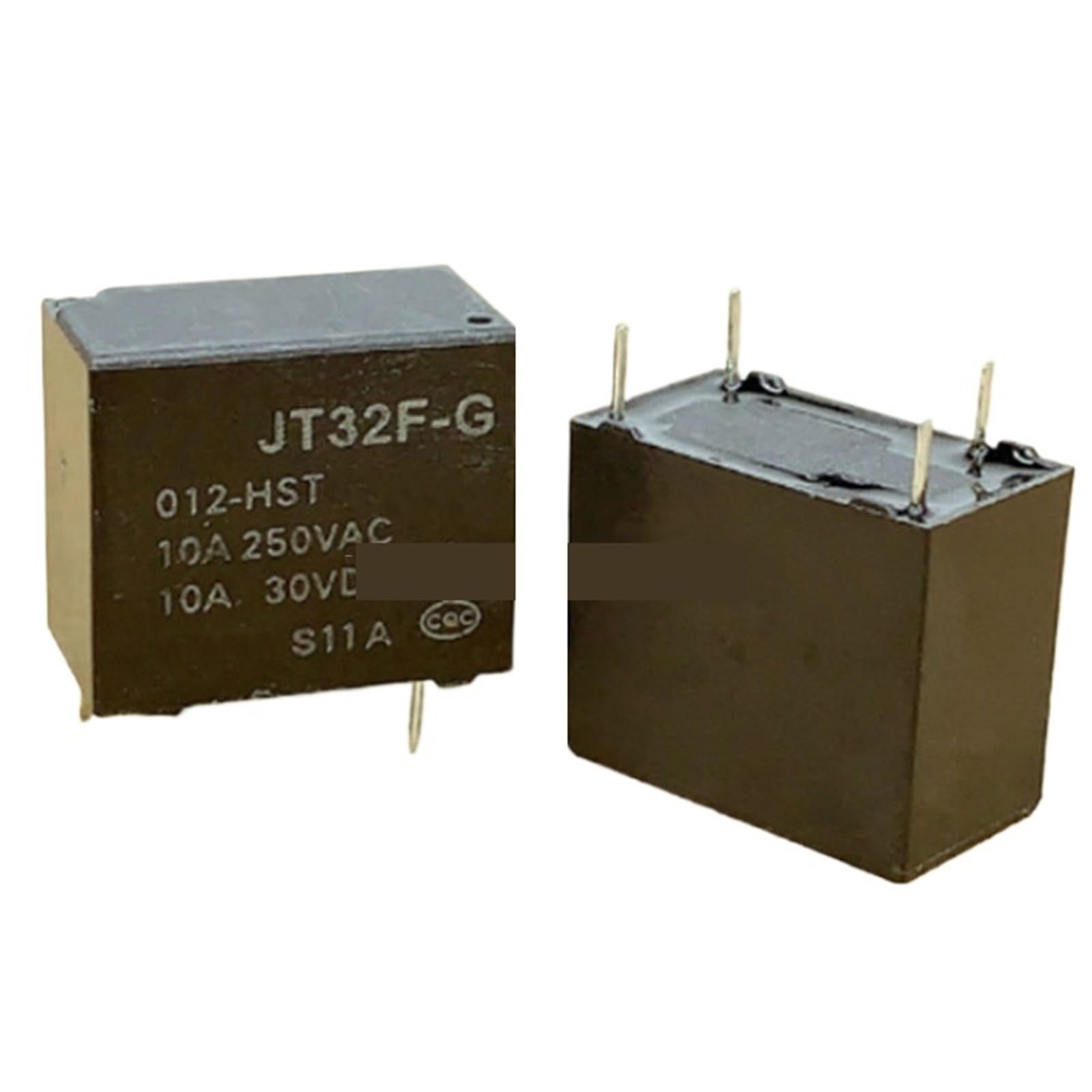 Relais JT32F-G 012-HST 10A 12VDC à 4 broches pour circuits électroniques