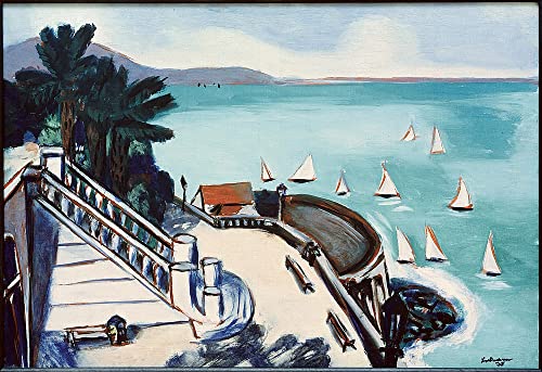 Tableau Max Beckmann Monaco pour habiller un grand mur vide de salon avec élégance