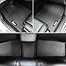 IKON MOTORSPORTS, Custom Fit Floor Mats Compatible with 2008-2015 Chevrolet Cruze, 16 Cruze Limited, Latex Heavy Duty All Weather Season Car Auto Front Rear Carpets Liner 5PC Gray/Grey