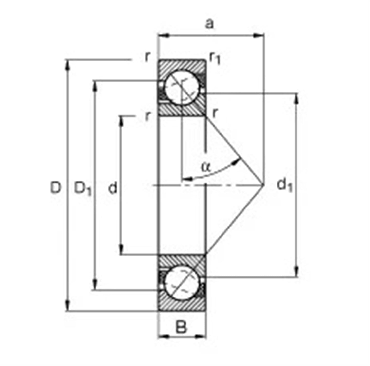 1pcs 7309 7309BEP 7309BEP/P6 45x100x25 7309-B-TVP Angular Contact Bearings Bearing