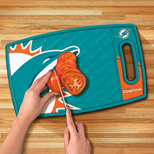 Image of YouTheFan NFL Miami Dolphins Logo Series Cutting Board