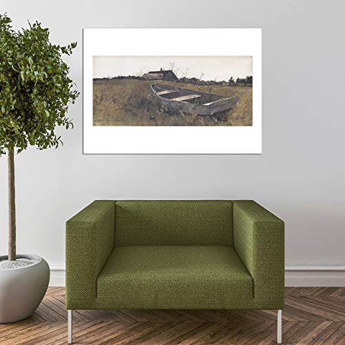 Impression d'art encadrée Andrew Wyeth Teel Island grand format mat - 7