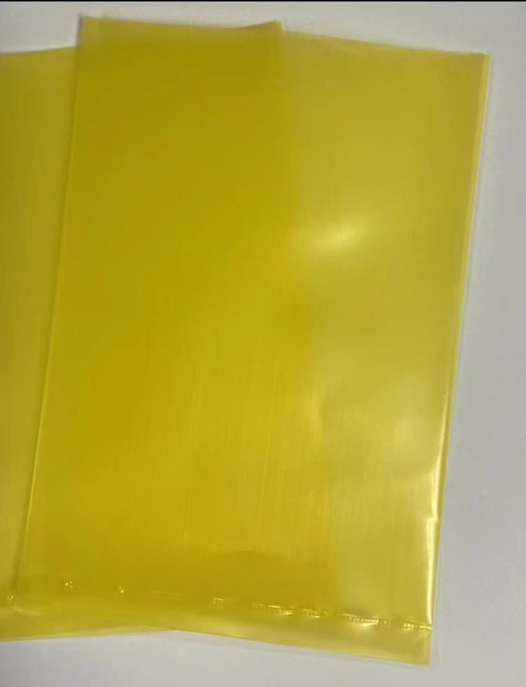 Confezione da 100 sacchetti di plastica VCI a bocca piatta (non chiusura a zip), prodotto in metallo, prevenzione della ruggine, apertura piatta, per spedizioni marittime antiruggine e a prova di