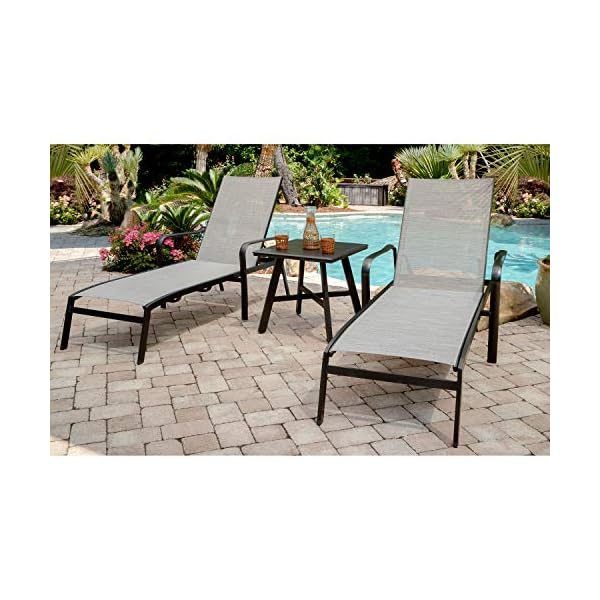   Hanover-Foxhill-Chaise-Lounge-Chairs-2-Piece-Chaise-Lounge-Set-Modern-Luxury-Chaise-Loungers-for-Patio-Backyard-Poolside-with-Rust-Resistant-Aluminum-Frames-and-All-Weather-Sunbrella-Sling-Fabric