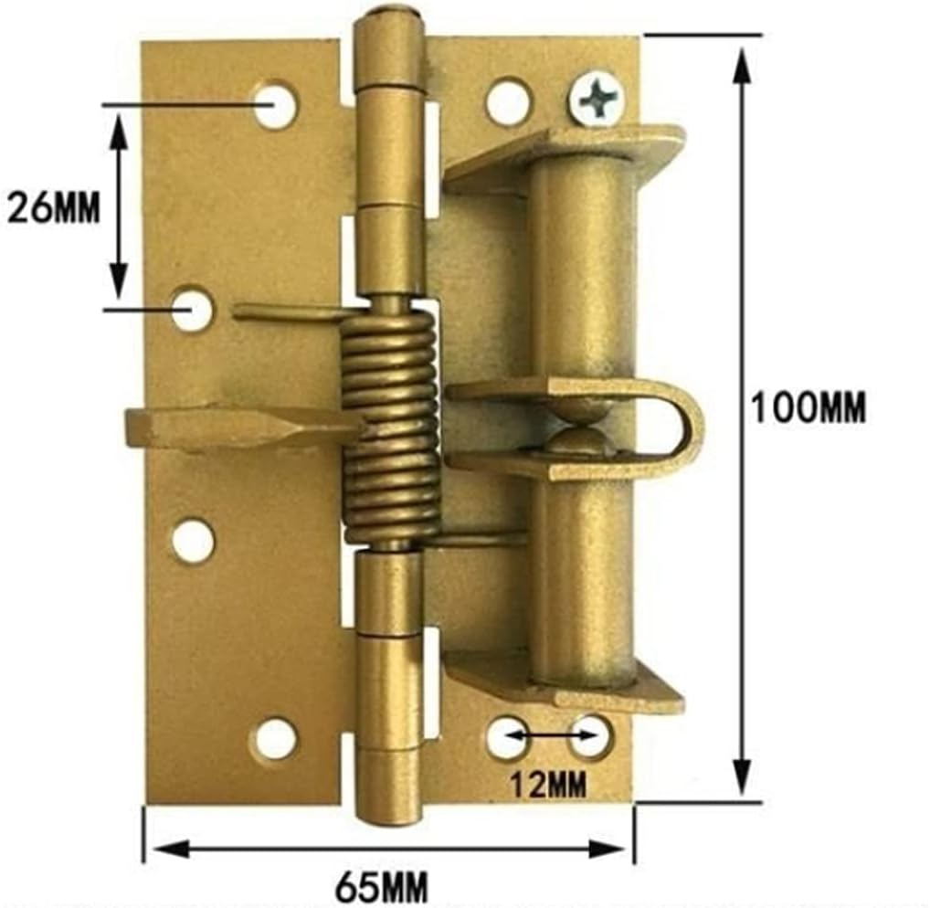 2 Pieces/Set of Positioning Hinge Spring Auto-Closing Concealed Door for Cabinet Furniture Connection Hardware