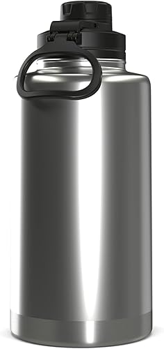 Miniatura 2 de Hydrapeak Botella de agua grande aislada de 50 onzas, botella de agua de acero inoxidable a prueba de fugas, aislamiento al vacío de doble pared