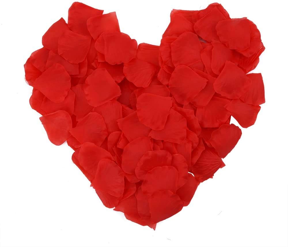 Toyland Red 160 Rose Silk Petals Valentines Day Flowers Romantic Date Night