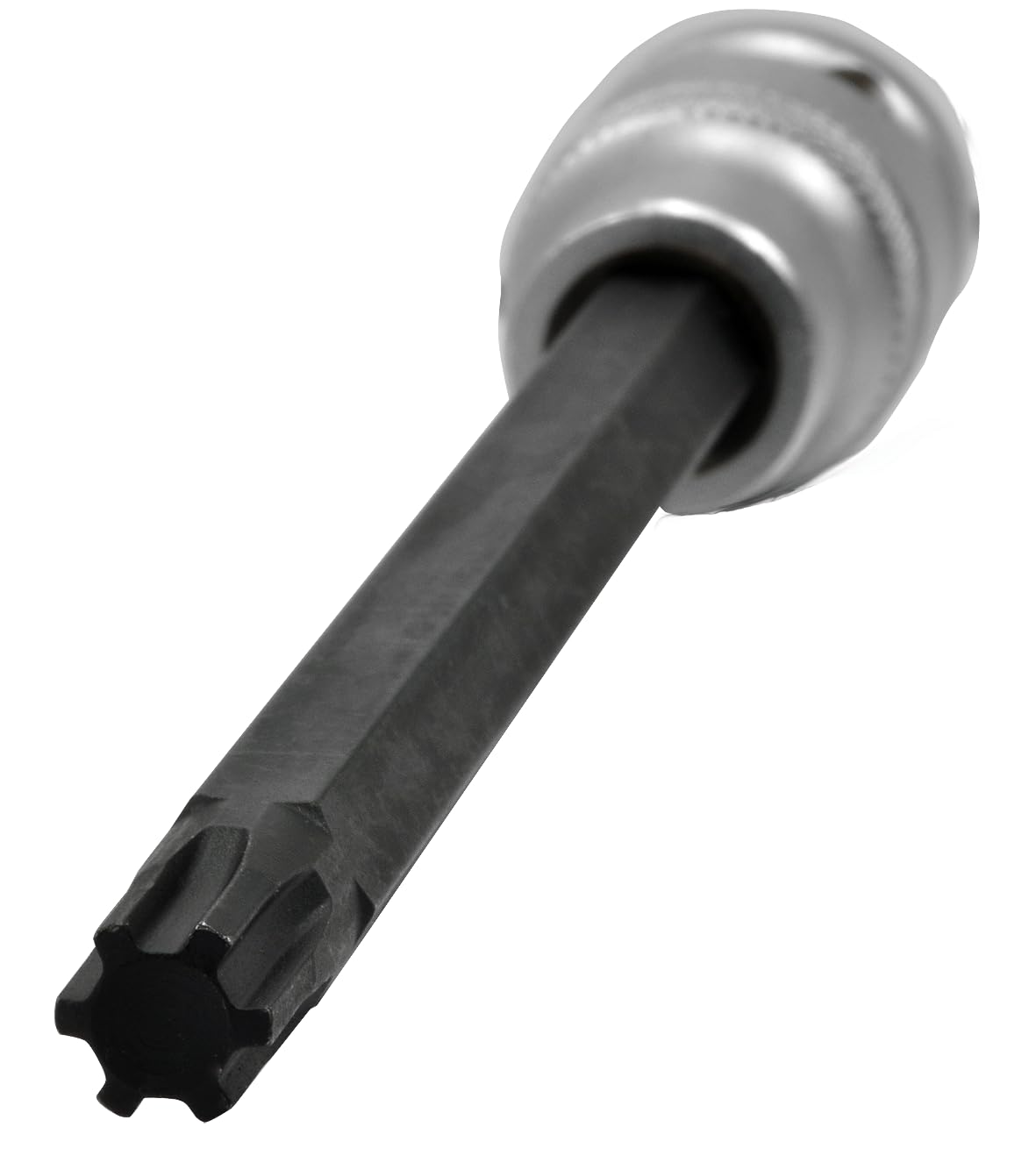SW-Stahl 05252L Schraubendreheinsatz, 1/2 Zoll Polydrive M10 x 165 mm | Spezialwerkzeug für Zylinderkopfschrauben, kompatibel mit T10070 VAG Systemen, Chrom-Vanadium Stahl, 12,5 mm Antrieb