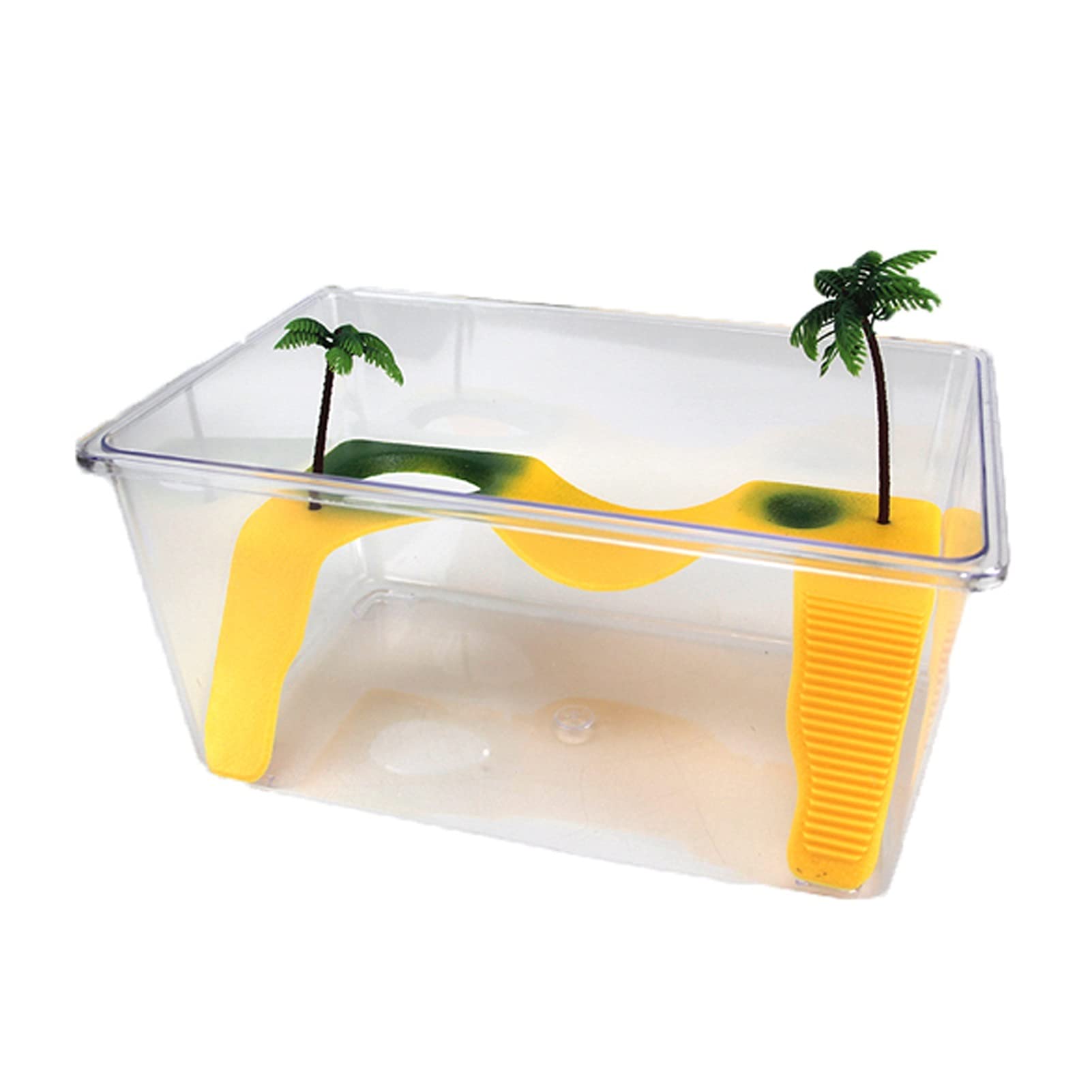 Aquarium Schildkröten/Aquarien Tiefwasserschildkröten-Tank-Turtle-Box-Zucht-Tank-Aquarium mit Turtle-Insel-Terrasse Kletterleiter for Landschaftsbau-Schildkröten-Sämlinge Terrarium Schildkröte