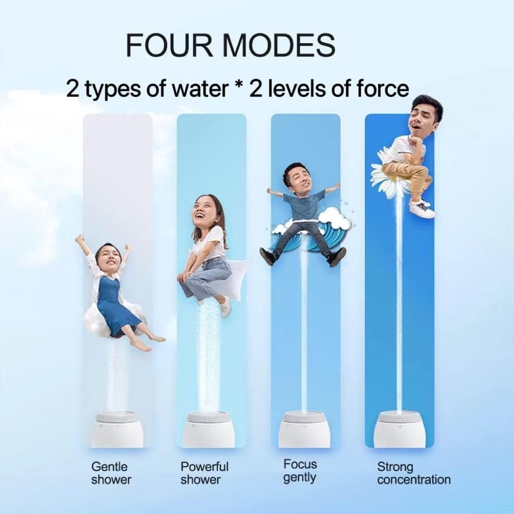 Bidet de voyage électrique portable, mini pulvérisateur de bidet personnel portable pour le nettoyage de l’hygiène pour les voyages, le camping, les aventures en plein air, la santé des bébés et des