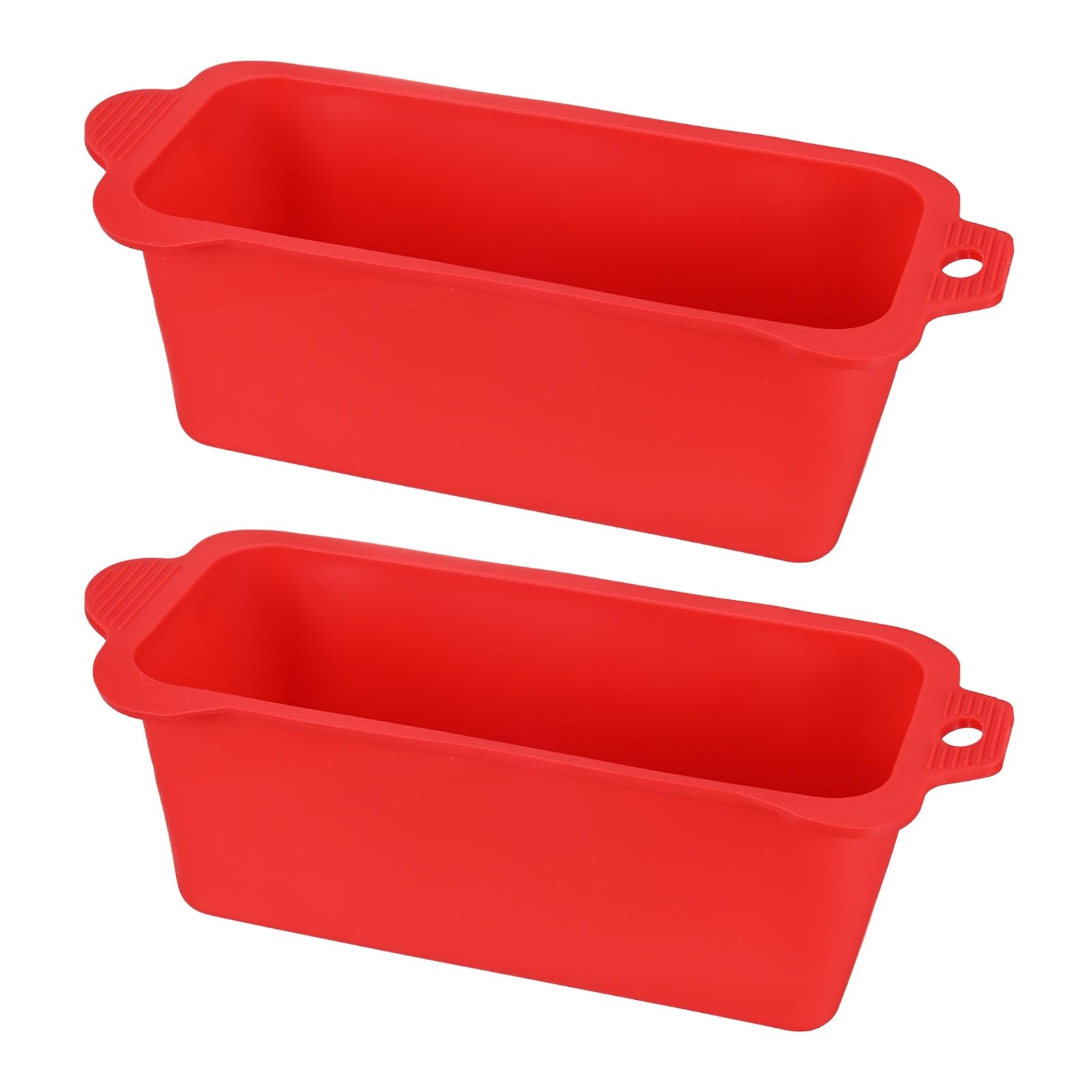 M METERXITY 2-Pack Grease Cup Liners Reusable Silicone, Red — image 1