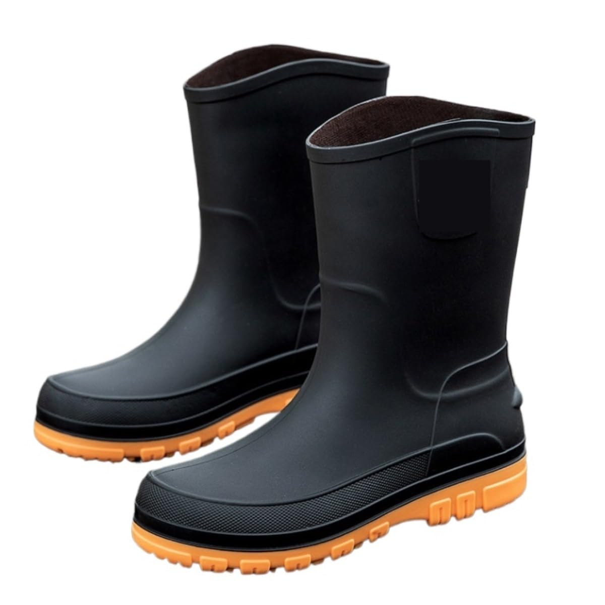 Buty Przeciwdeszczowe Męskie Antypoślizgowe, Wodoodporne, Średniej Wielkości Kalosze Robocze, Gumowe Buty Do Wędkowania I Wody Modne