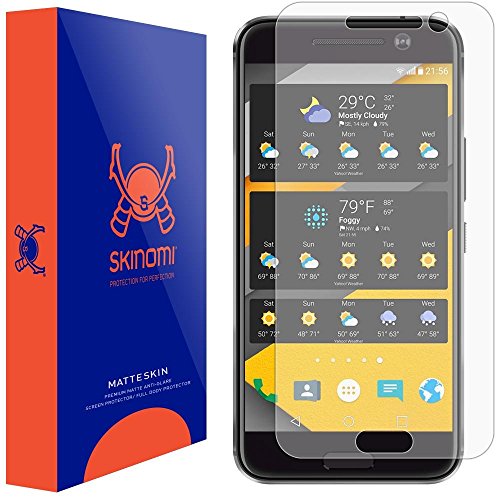 Skinomi Matte Screen Protector Compatible with HTC 10 (One 10, M10) Anti-Glare Matte Skin TPU Anti-Bubble Film
