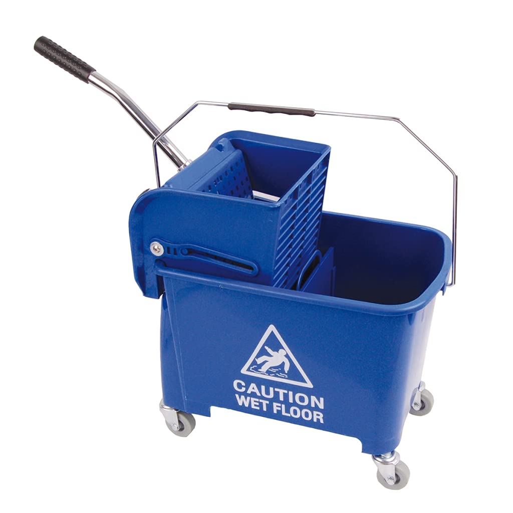 20L Kentucky Mop Bucket & Wringer Heavy Duty Commercial Cleaning Blue