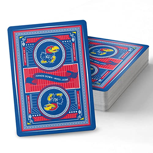 Image of YouTheFan NCAA Officially-Licensed Playing Cards - Original Artwork on All face Cards and Jokers - Team's Official Colors - Quality Linen Texture - Designed in The USA