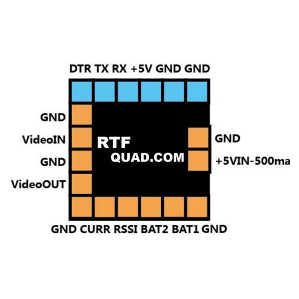 FPV MinimOsd Minim Mini OSD mit KV Team MOD für CC3D Naze32 F3 F4 Flight Controller