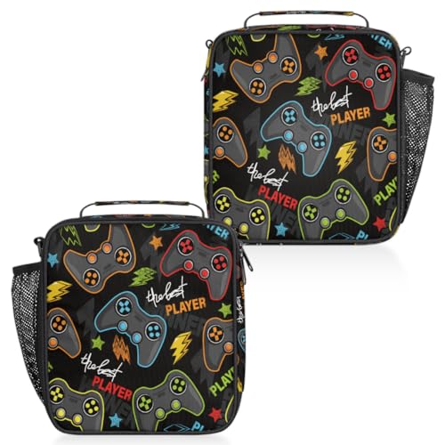 Pardick KIDS LUNCH BAG Abstract Joystick Game Lunch Bag Box thumb #7
