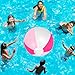 JarThenaAMCS 16Pcs Inflatable Beach Balls 16Inch Gradient Pink White Round Pool PVC Balls Cute Game Toys for Summer Hawaiian Beach Party Decor Water Sand Game Accessory