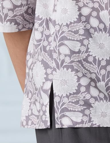Image of Amazon Brand - Myx Women Cotton Printed A-line Short Kurti (Available in Plus Sizes)