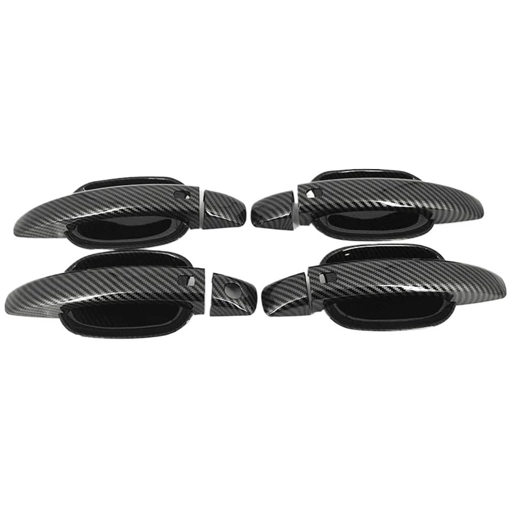 MLHOGHIGD Door Handle Car Door Handle Cover Trim Sticker for for A4 for B8 for Q5 for Q3 Auto Accessories