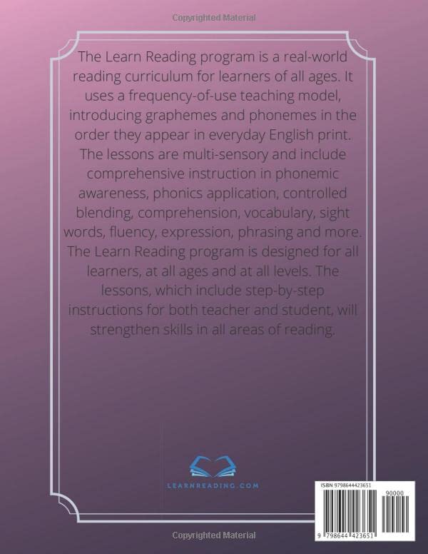 Learn Reading Workbook 8: Lessons 71-80 (Learn Reading Workbooks) - Image 2