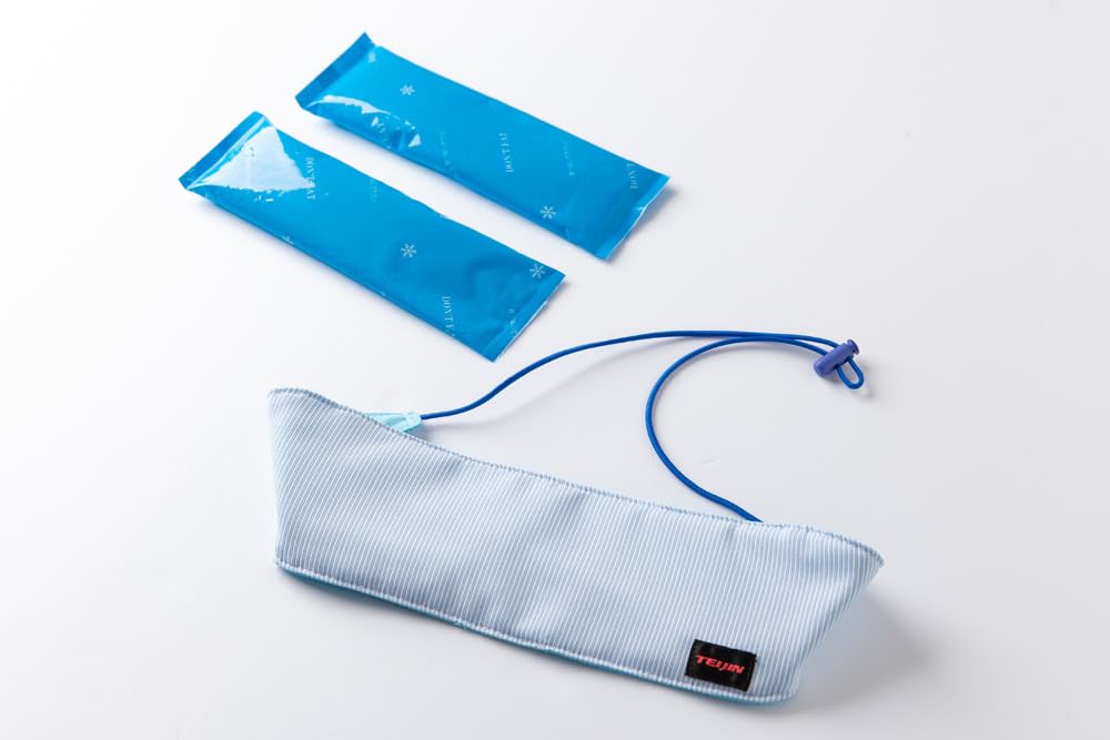 ネッククーラー　ブルー Amazon.co.jp: 帝人フロンティア 冷却ジェル2本付き ネック