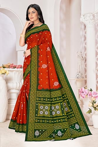 Image of TAMAIRA FASHION Mulmul Pure Cotton Saree For Woman Floral Batik Printed|Office Wear Daily Wear Sarees For Women Without Blouse Piece (Available in 11 Colours)