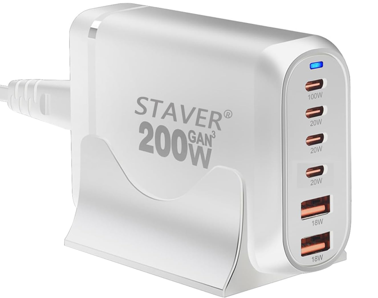 Amazon | 200W 充電器 【2025新登場 GaNFastⅢ 6ポート 単口最大100W