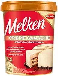 Ganache Chocolate Branco 1kg - Harald