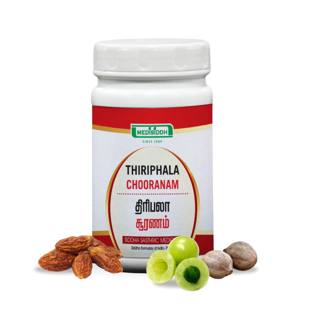 Medisiddh Thiriphala Chooranam 100 Gms | Oxidative stress reduction | Fatigue | Anti-aging | Constipation (B0CGVMXSY8) Amazon Price History, Amazon Price Tracker