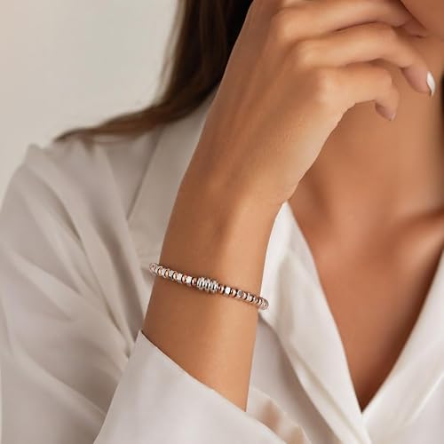 SAGA GIOIELLI Bransoletka męska ze stali nierdzewnej – regulowana 17,5 + 3,5 cm – elegancki design z kolorowymi wstawkami – pudełko na prezent na urodziny, rocznicę, Dzień Ojca, 20.0 Centimetri, Stal