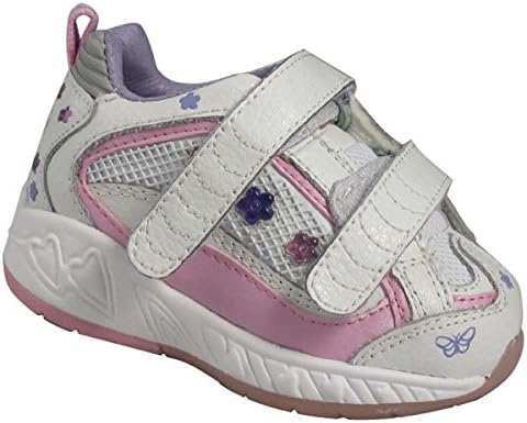 Answer 2 Infants' 222 Two Straps,White/Pink,9.5 W