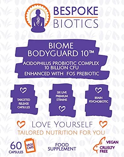 10 Billion Probiotic Acidophilus - High-Strength Multi-Strain+ Prebiotic FOS, 6 count (Pack of 10) - Image 3